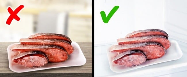 Sağlığımızı Tehdit Eden 10 Masum Hijyenik Alışkanlık 11 donmus-urunler-acikta-cozulmemeli