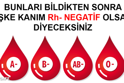 Kanı RH Negatif Olan İnsanların Tuhaf Özellikleri! 16 RH negatif