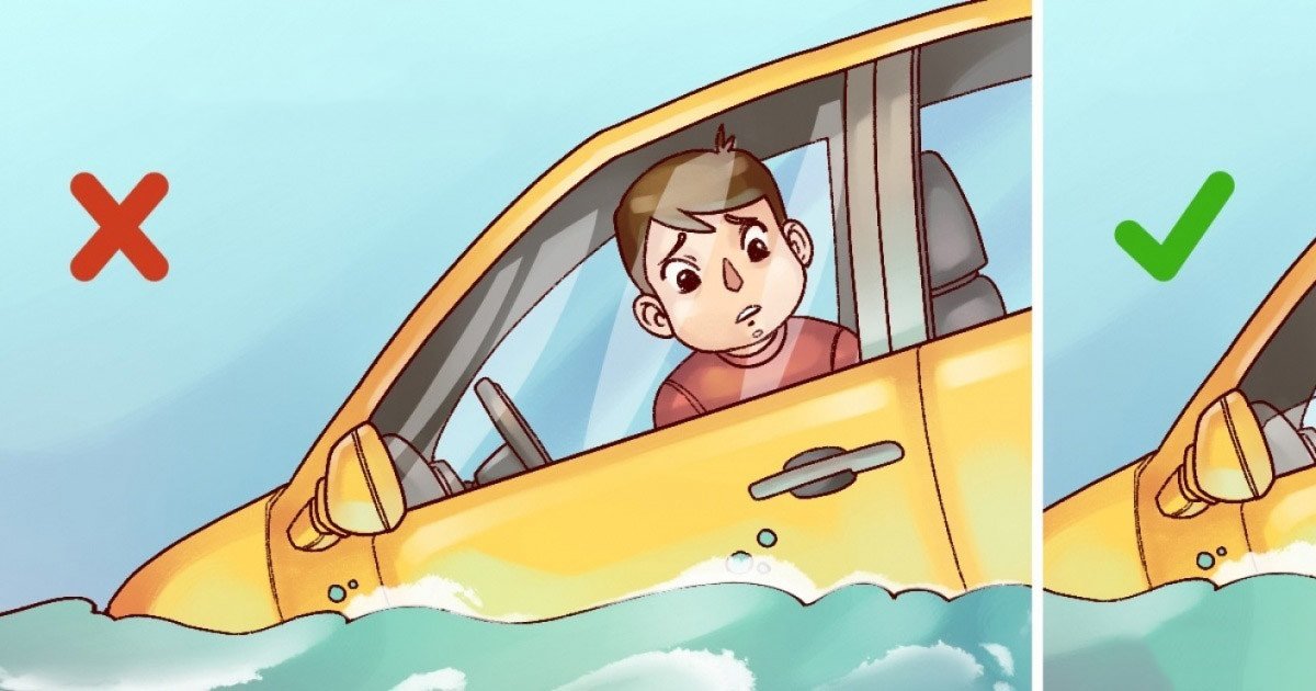 Batan Bir Otomilden Nasıl Çıkılır? 4 batan otomobil