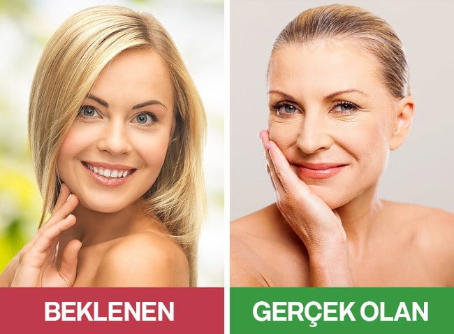 beklenti ve gerçekte olan