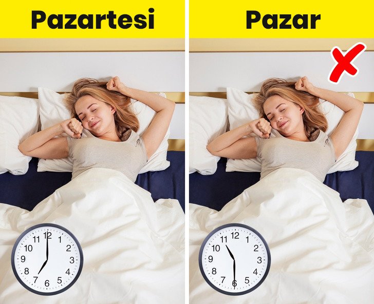 Sağlıklı Olduğunu Sandığınız 15 Riskli Alışkanlık 5 fazladan uyumak