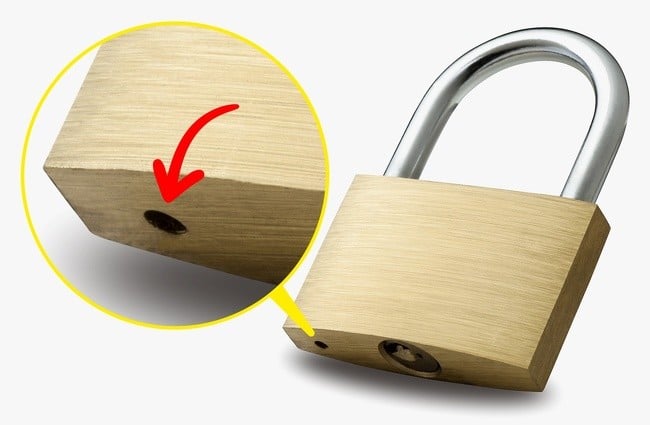 Google'da aratmayı düşünmediğiniz 16 ilginç şey 4 kilitlerin altındaki delik