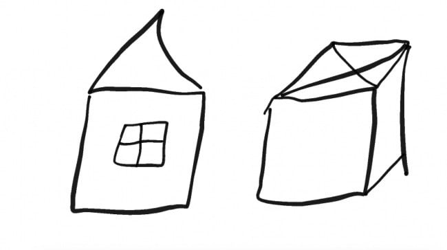 küçük evler ve kutular