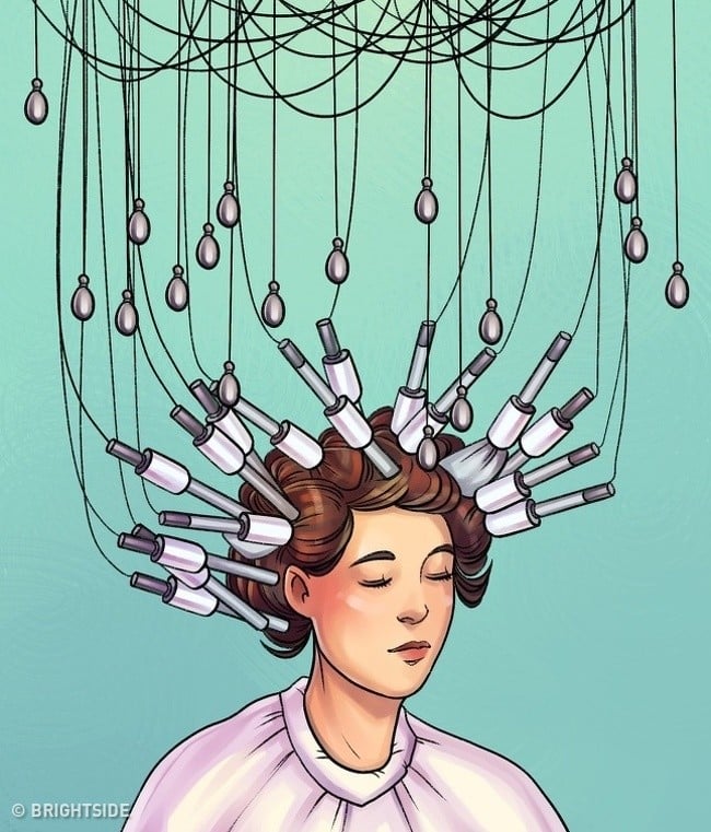 Geçmişte Kullanılan En Tehlikeli Olan 10 İcat 3 saç şekillendirici