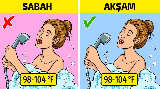 Akşamları Yapmanız Gereken 12 Şey! 8 sıcak duş