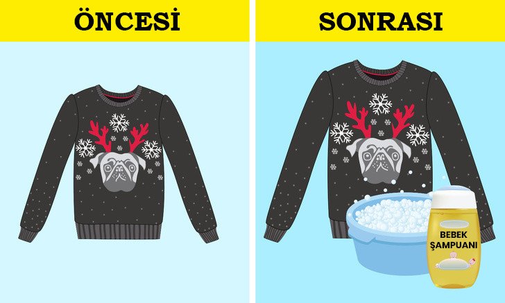 küçülen çamaşır