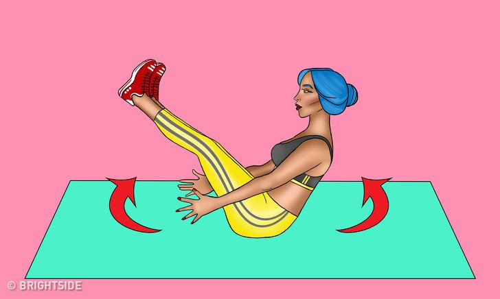 Sadece 1 Ayda Göbek Eriten En Etkili 8 Hareket 14 tekne pozu