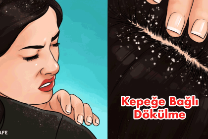 Saçınızı Kepekten Kurtarmanın 7 Doğal Yolu 2 kepeğe bağlı dökülme