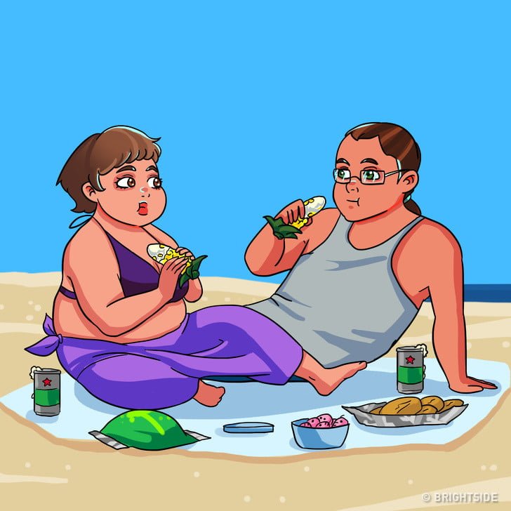 yemeğe düşkünler