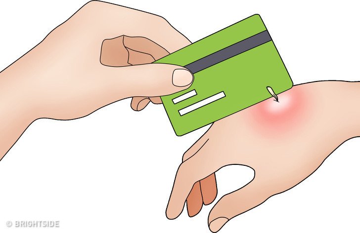 kredi kartı ile kıymık çıkarma
