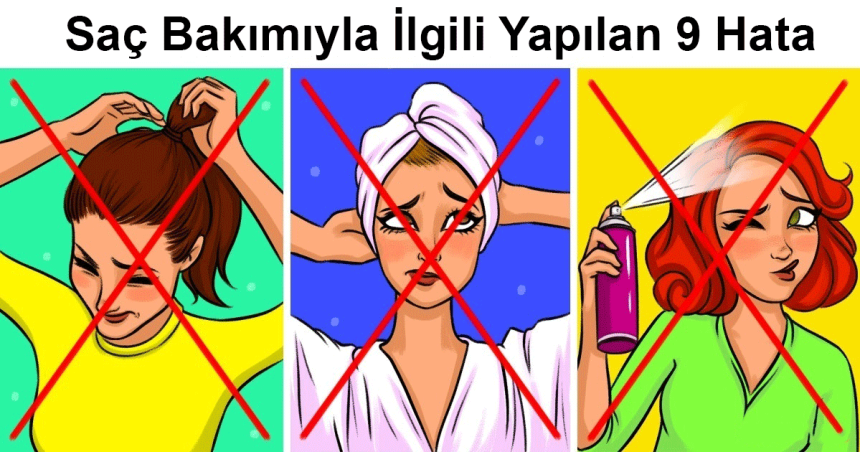 Saç Bakımıyla İlgili Yapılan 9 Hata 1 sac bakimi