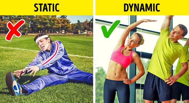 Sağlıklı Bir Yaşam için Doğru Bildiğimiz 10 Yanlış 10 statik ve dinamik ısınma