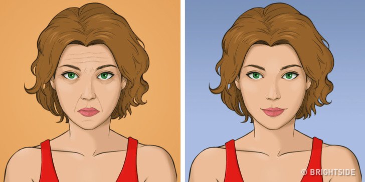 kırışıklı ve gergin surat