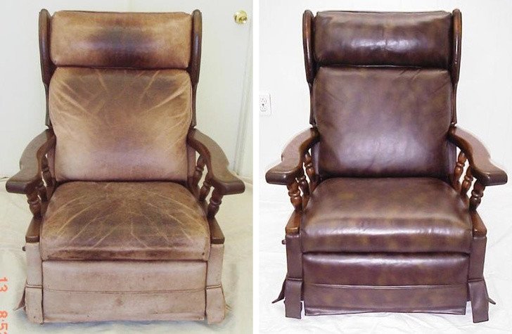 Evinizi Pırıl Pırıl Yapacak 10 Öneri 3 eski deri mobilyalar