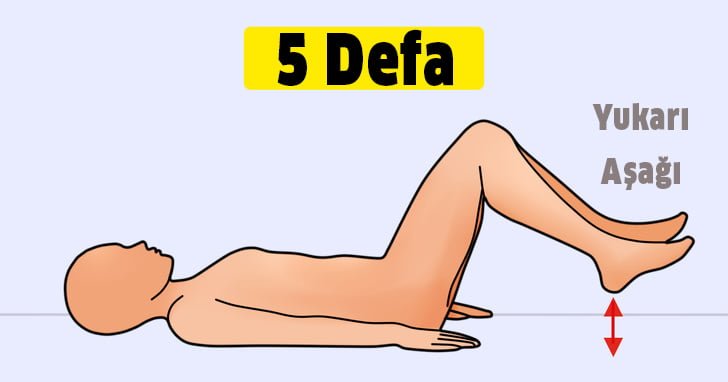 3-4 Dakikada Siyatik Sinir Ağrısını Yok Edin 3 egzersiz2