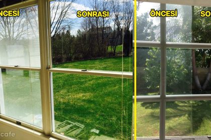 cam temizliği için harika yöntem