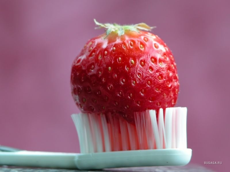 çilek diş beyazlatma