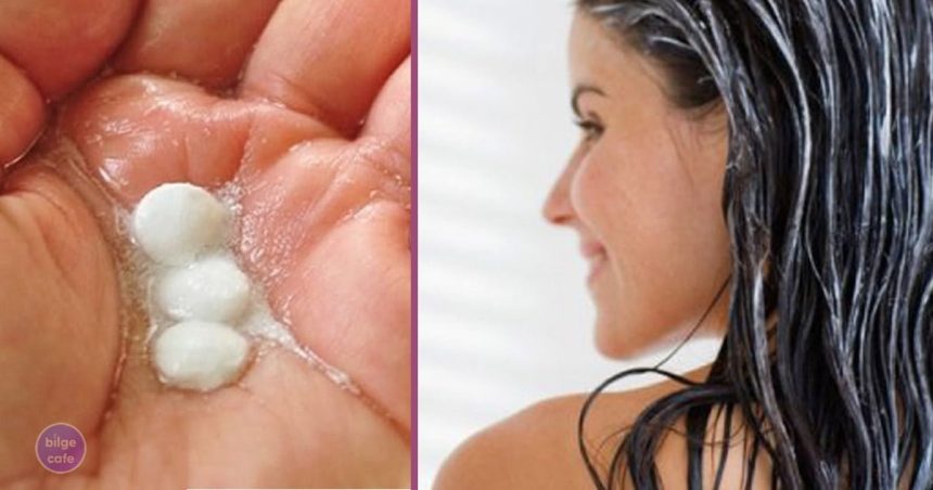 1 Saat İçinde Mükemmel Saçlara Sahip Olacağınız O Sır 1 asprinle saç bakımı