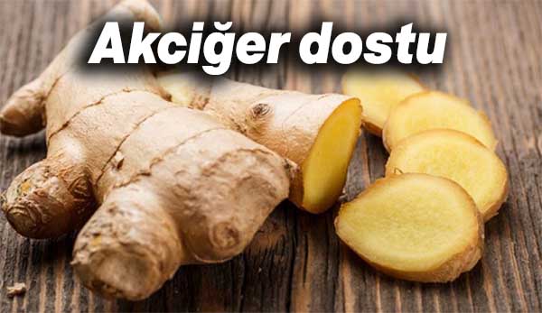 Vücudunuzu Nikotinden Temizleyen Süper Besinler 3 akciğer dostu zencefil