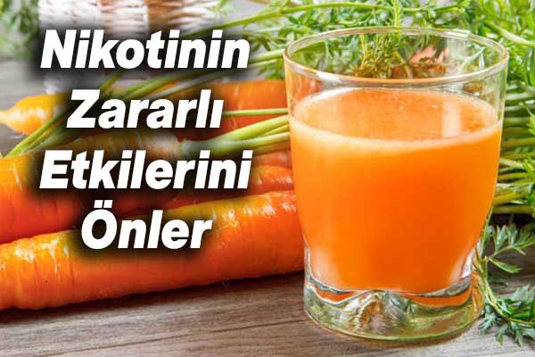 Vücudunuzu Nikotinden Temizleyen Süper Besinler 4 havuç suyu