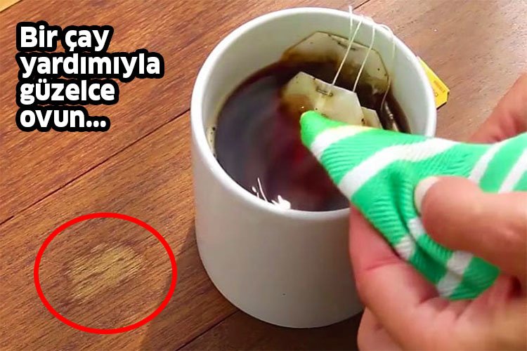 Müjde... Ahşap Zeminler Artık Eskisinden Daha Yeni Görünecek 3 bir cay yardimiyla guzelce ovun