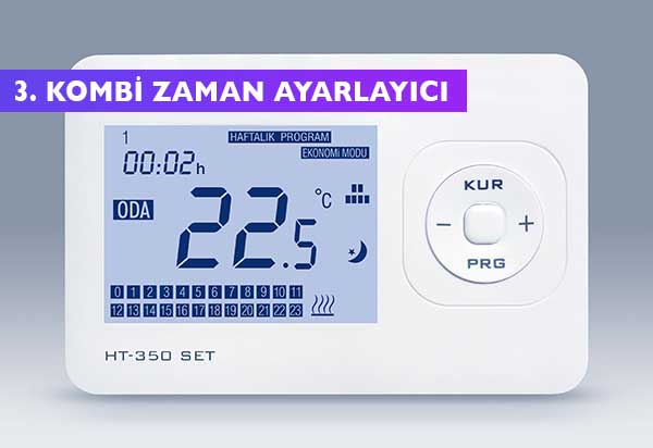 Doğalgaz Faturanızı Yarı Yarıya Düşürten Püf Noktaları 4 kombi zaman ayarlayıcı