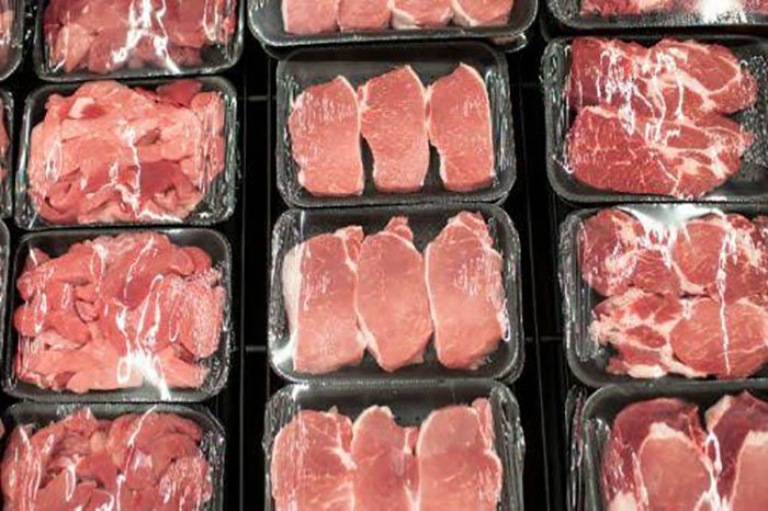 paketlenmis kirmizi et