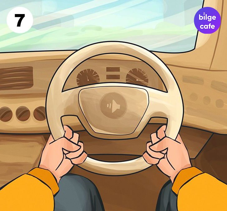 Direksiyonu Tutuş Şeklinizden Nasıl Biri Olduğunuzu Öğrenin 14 direksiyon 7