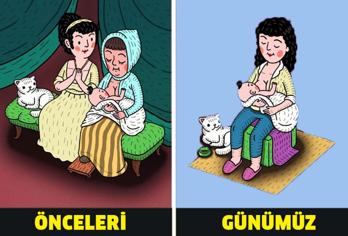 Eskilerin Bebek Bakımında Yaptığı Yanlışlar 4 emzirme