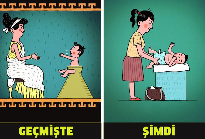 Eskilerin Bebek Bakımında Yaptığı Yanlışlar 7 tuvale egitimi