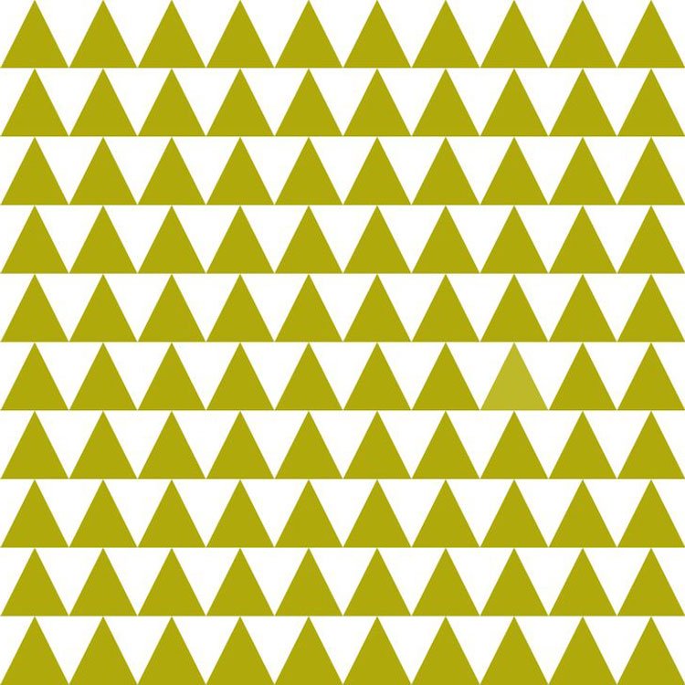 Mükemmel Renk Algısına Sahip Kişiler Farklı Renkleri Ayırt Edebilir 2 ucgenler