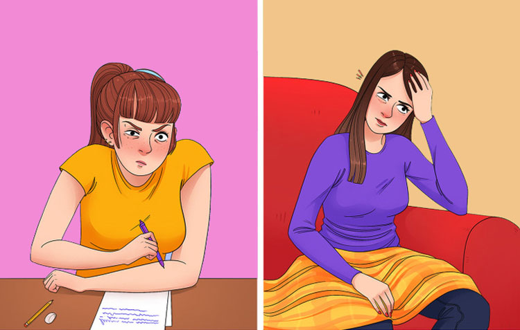 Sürekli Stres Altında Olduğunuzun 6 İşareti 6 goz seyirmesi