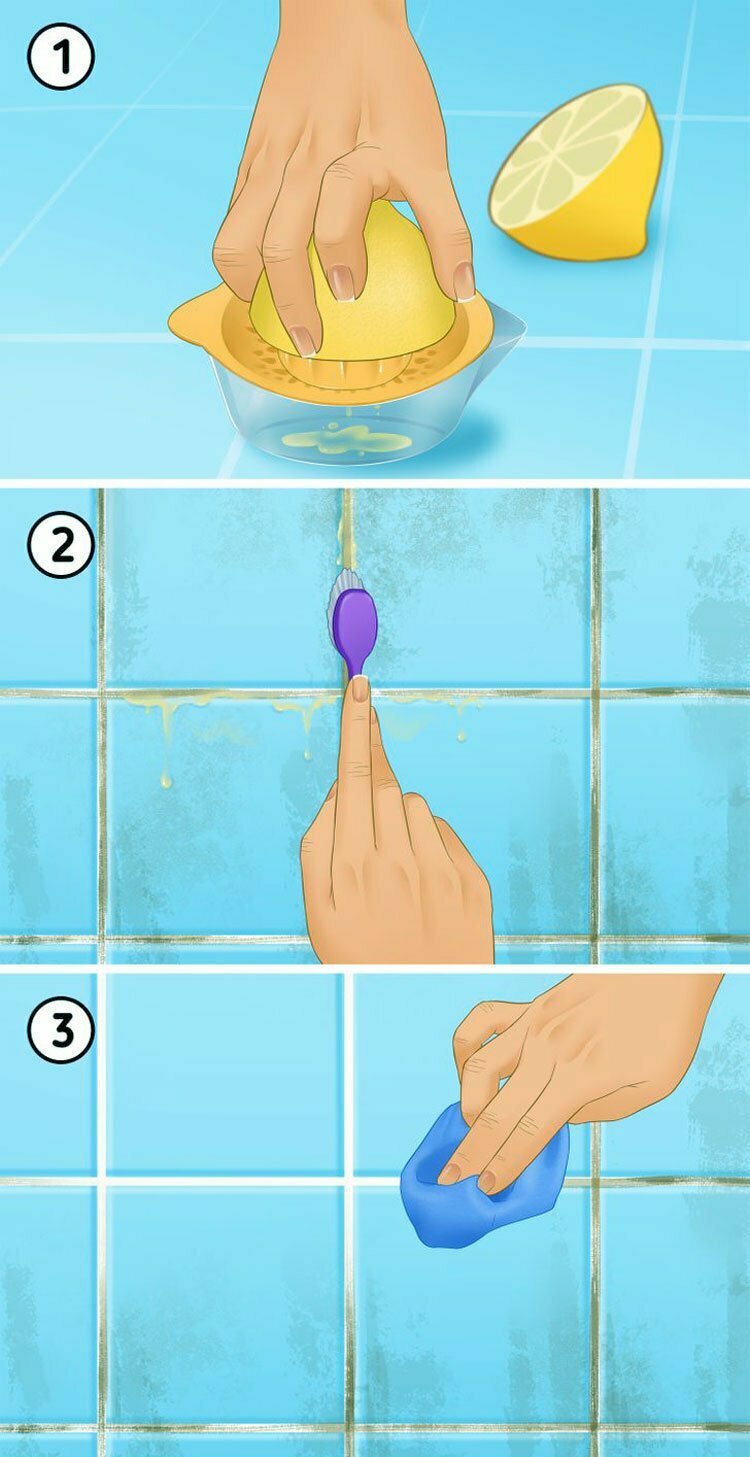 Fayans Arası Nasıl Temizlenir? 3 limon suyu