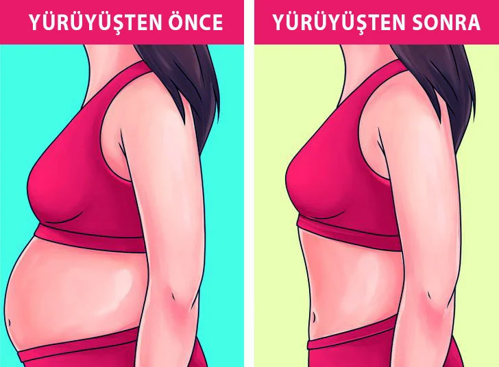 Yürüyüşe çıkmak sindirim sitemine fayda sağlar.